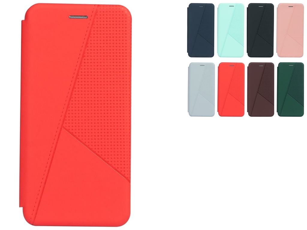 Чохол-книжка кожа Twist для Tecno Spark 7 Колір 7, Red