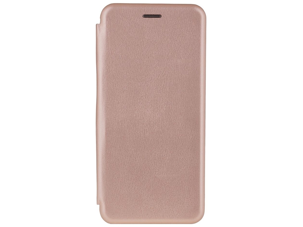 Чехол-книжка кожа для Xiaomi Poco F3 Цвет Розово-Золотой