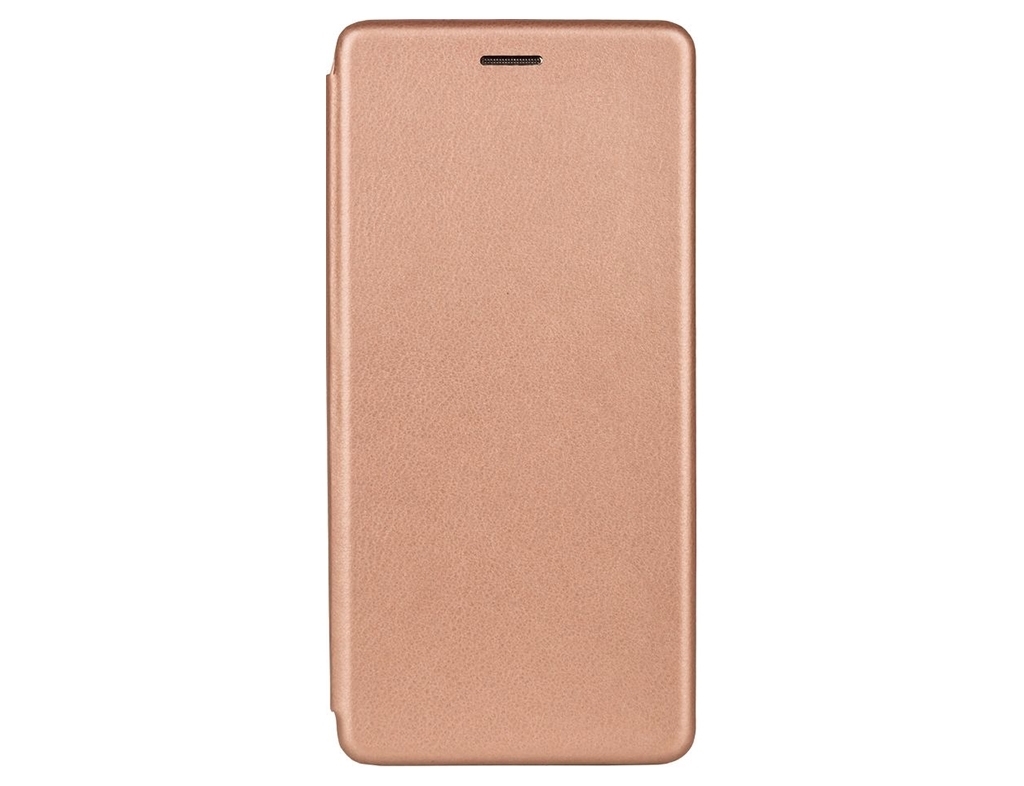 Чехол-книжка кожа для Xiaomi Poco X3/Poco X3 Pro Цвет Розово-Золотой