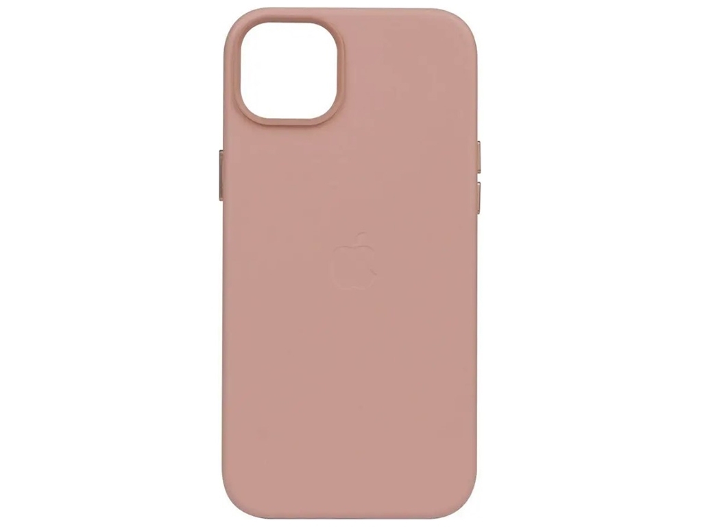 Чехол Leather Case для iPhone 14 Цвет Sand Pink