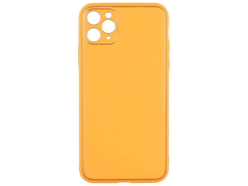 Чохол Leather Gold with Frame without Logo для iPhone 11 Pro Max Колір 12, Peach