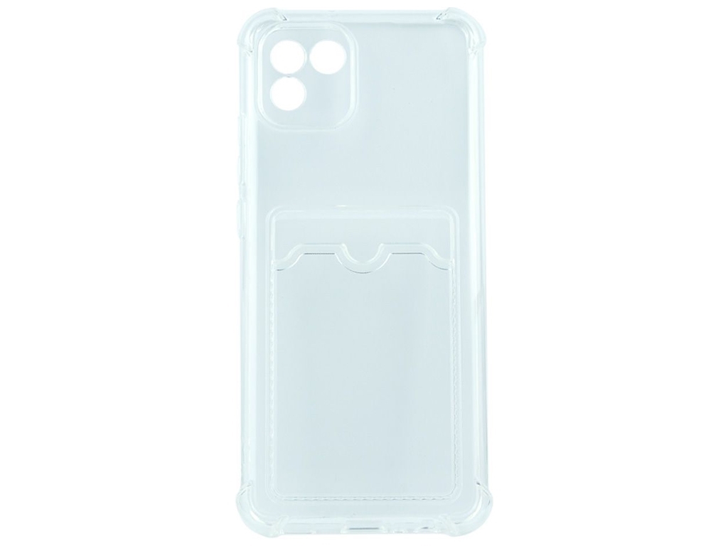 Чехол Pocket Card Transparent case для Samsung A03 Цвет Transparent