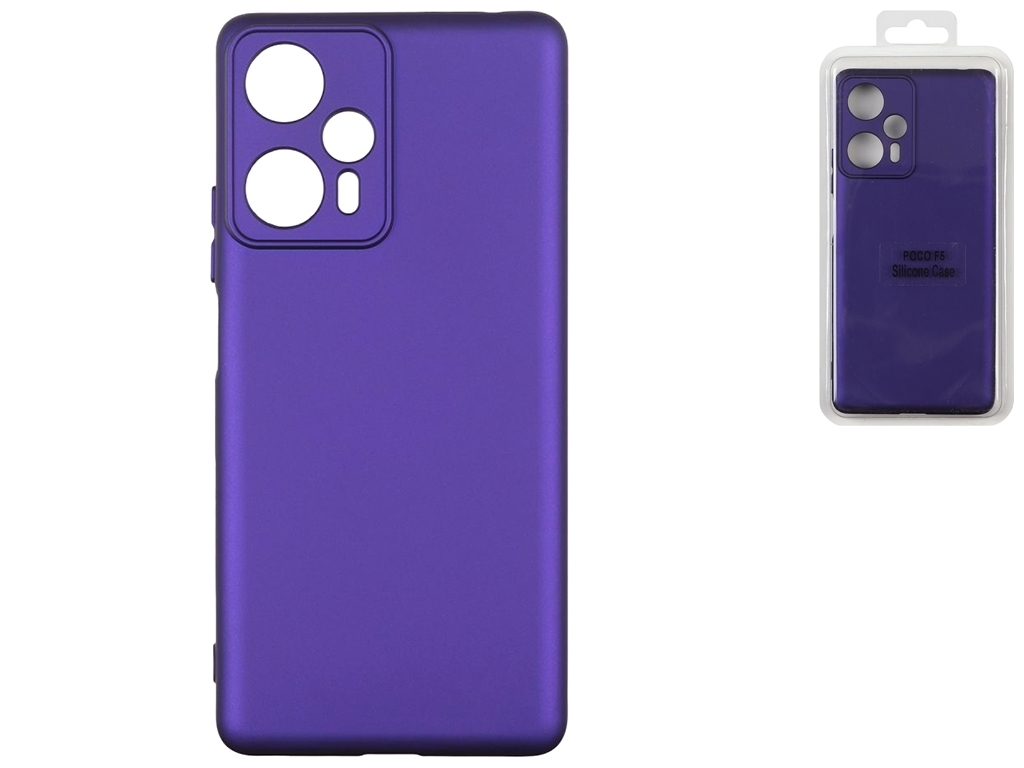 Чохол Silicone Cover Full Camera (A) для Xiaomi Poco F5, колір 34.Purple