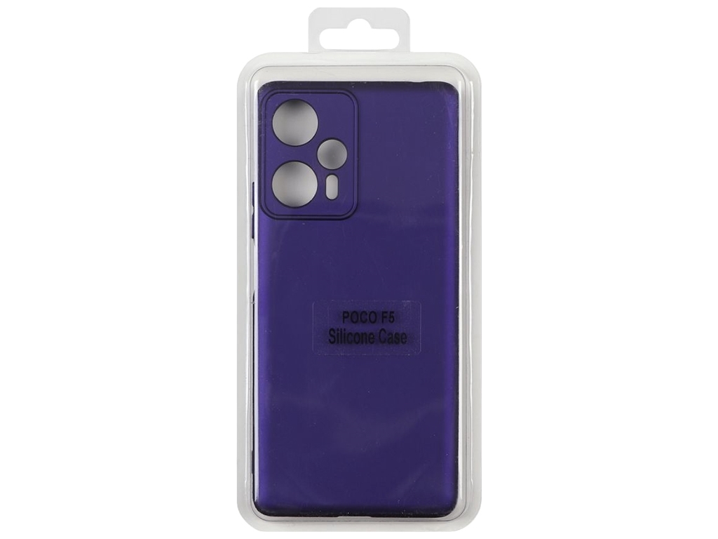 Чохол Silicone Cover Full Camera (A) для Xiaomi Poco F5, колір 34.Purple