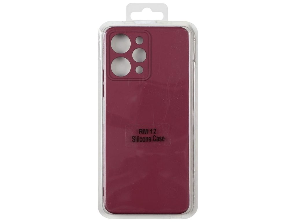 Чохол Silicone Cover Full Camera (A) для Xiaomi Redmi 12, колір 42.Maroon