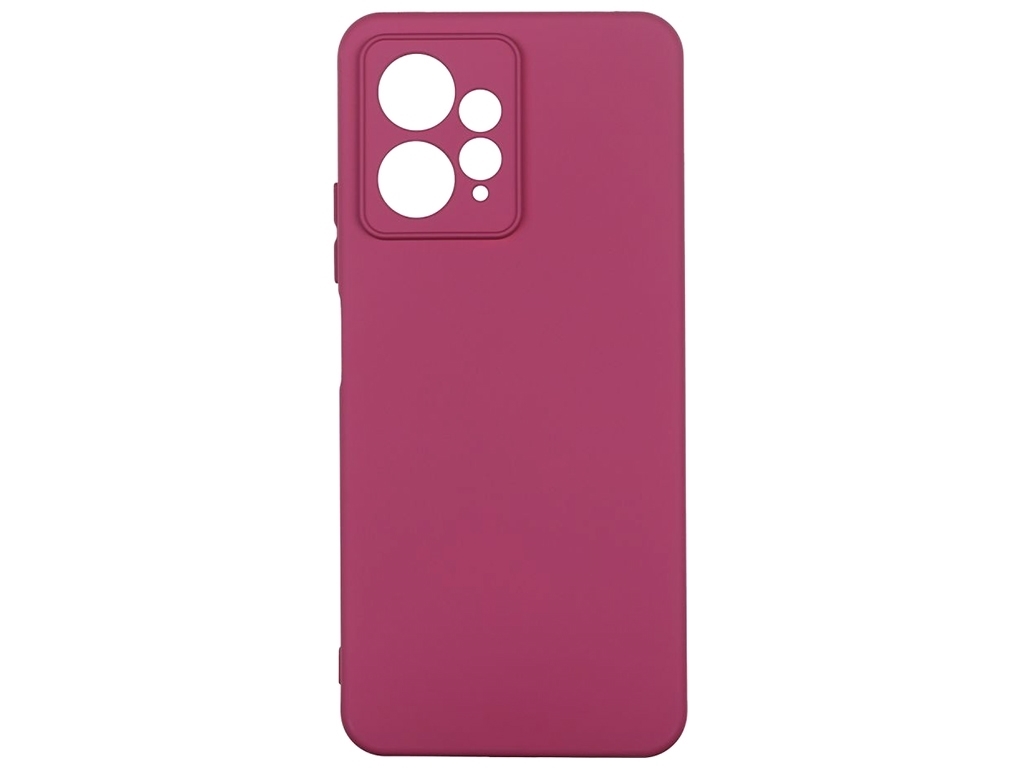 Чехол Silicone Cover Full Camera (A) для Xiaomi Redmi Note 12 4G, цвет 42.Maroon
