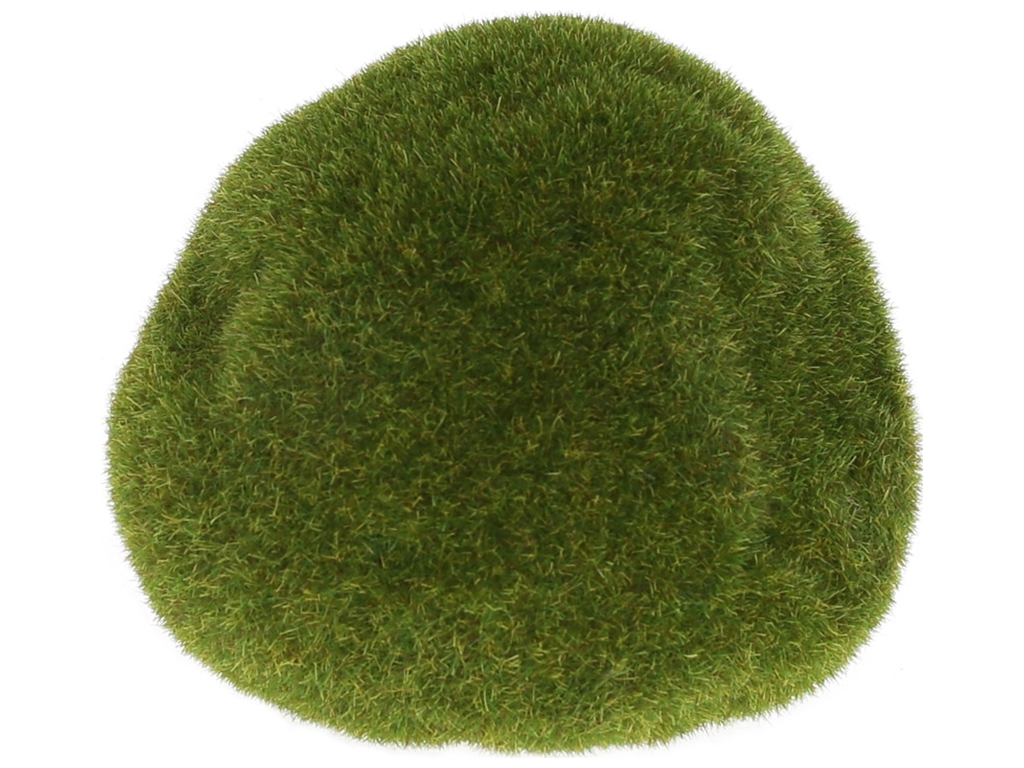 Декор фігурний Камінь з мохом, 14см, колір - зелений зелений