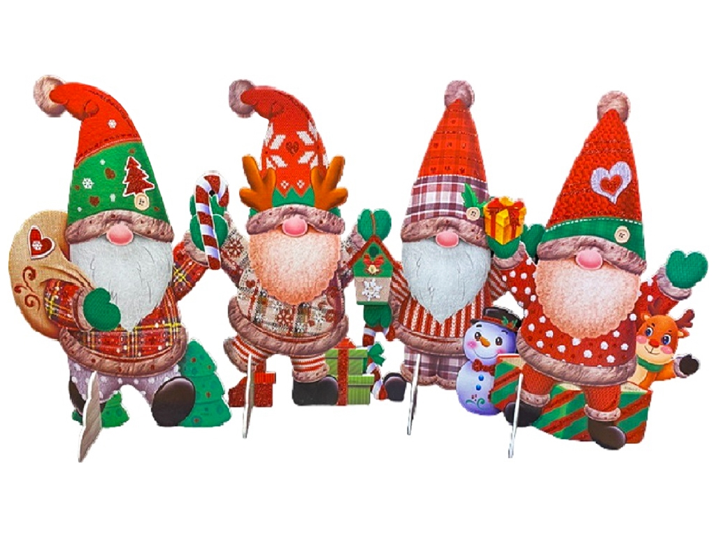 Декор новогодний Gnome, 44х28см