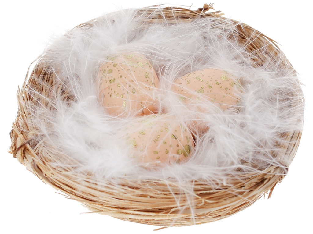 Декор великодній Гніздо, 10см