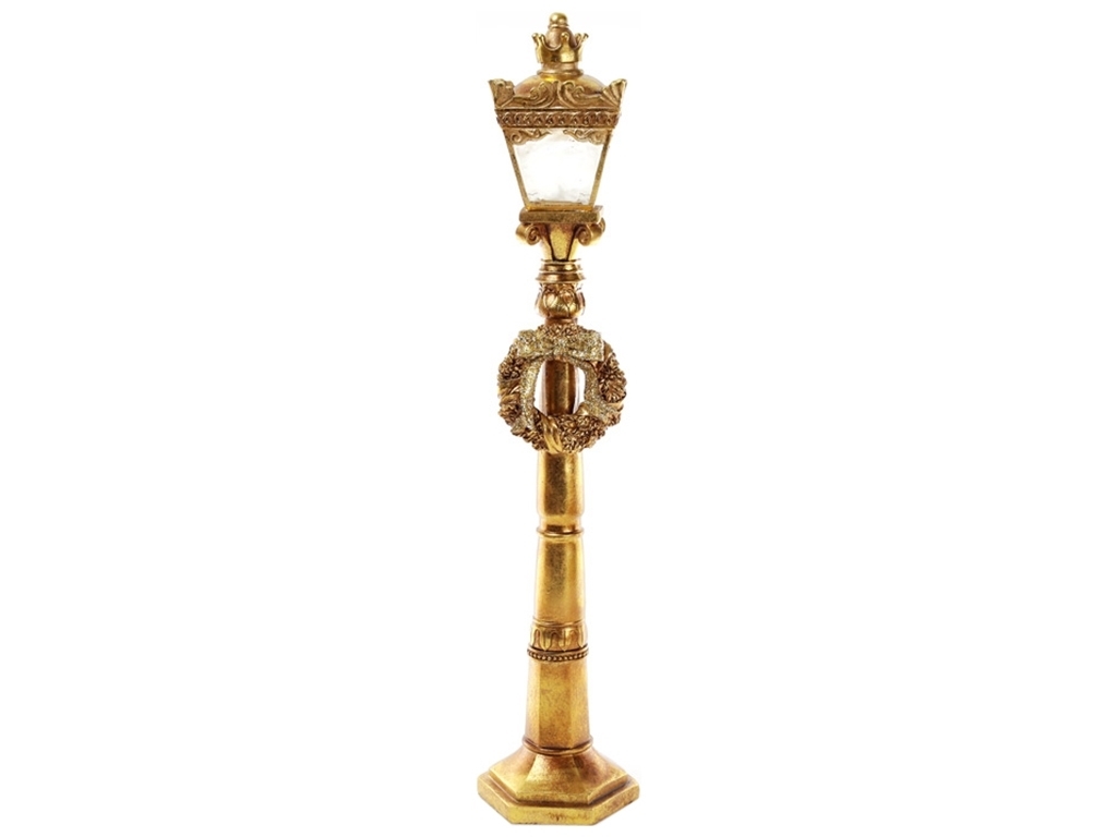 Декоративний ліхтар із підсвічуванням, 62см, на батарейках (3хАА)