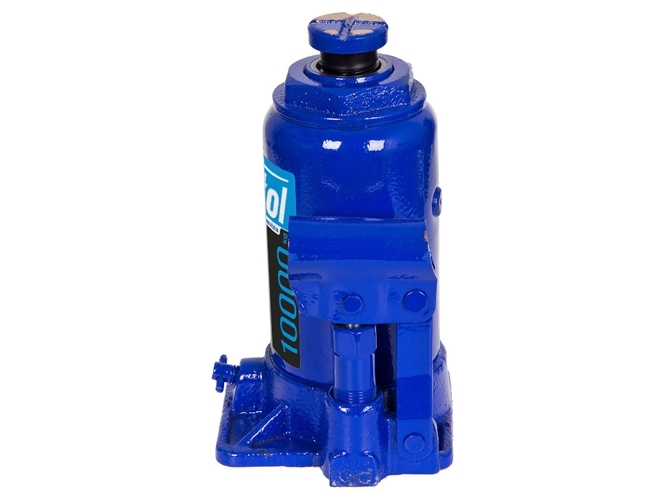 Домкрат гидравлический телескоп Vitol 10т, высота подъема 19 - 35см, 4,5кг (DB-10002H/JX105S)