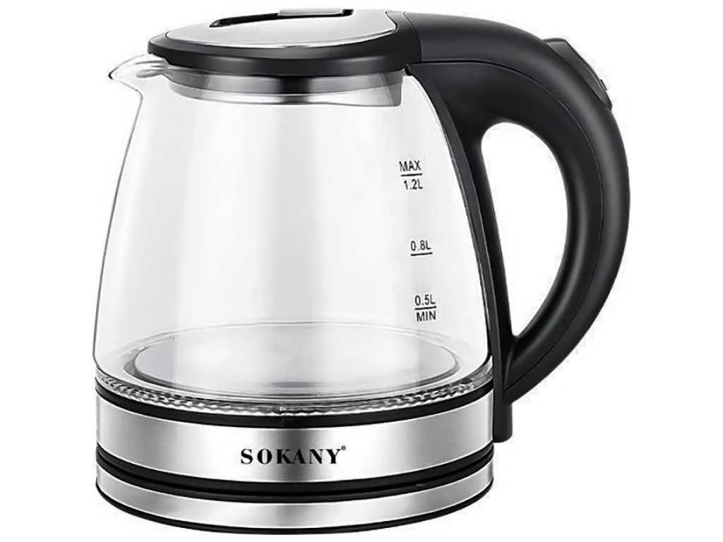 Электрический чайник Sokany, 1500Вт, 1,2л