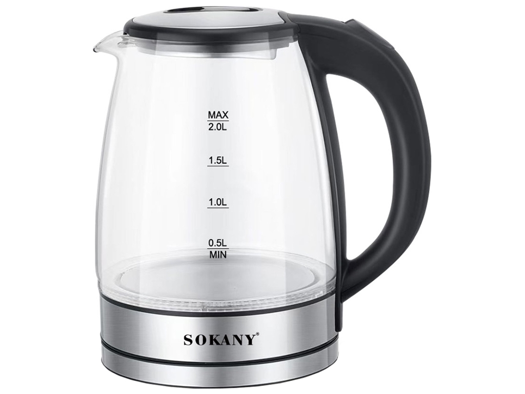 Электрический чайник Sokany, 1500Вт, 2л