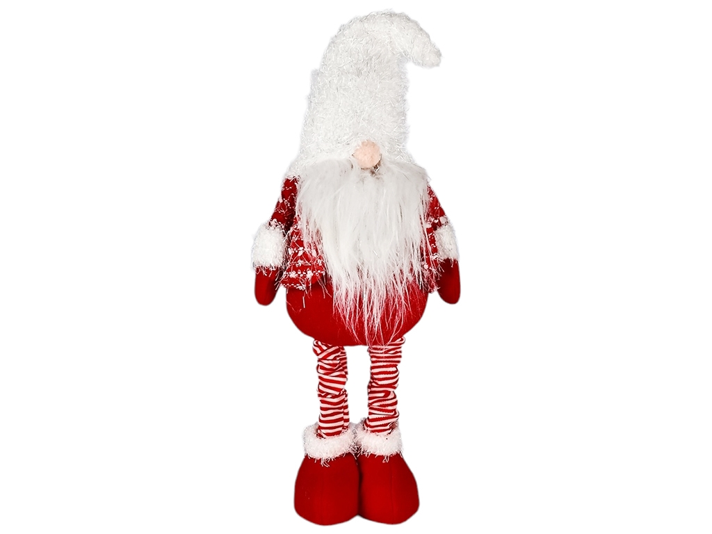 Фигура новогодняя Gnome, 33-56см (ноги-телескоп)