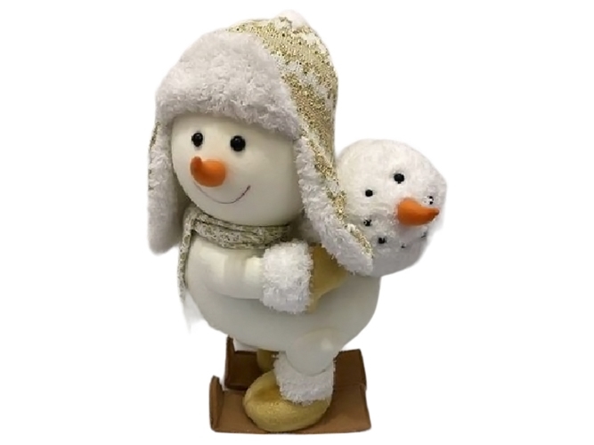 Фигура новогодняя Skier, 33см