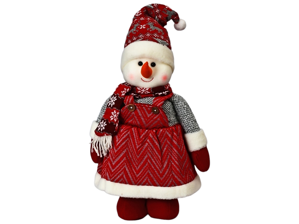 Фигура новогодняя Snowman, 46-78см (ноги-телескоп)