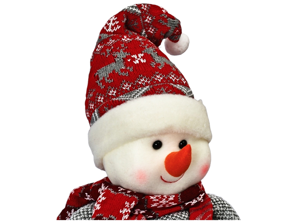 Фигура новогодняя Snowman, 46-78см (ноги-телескоп)