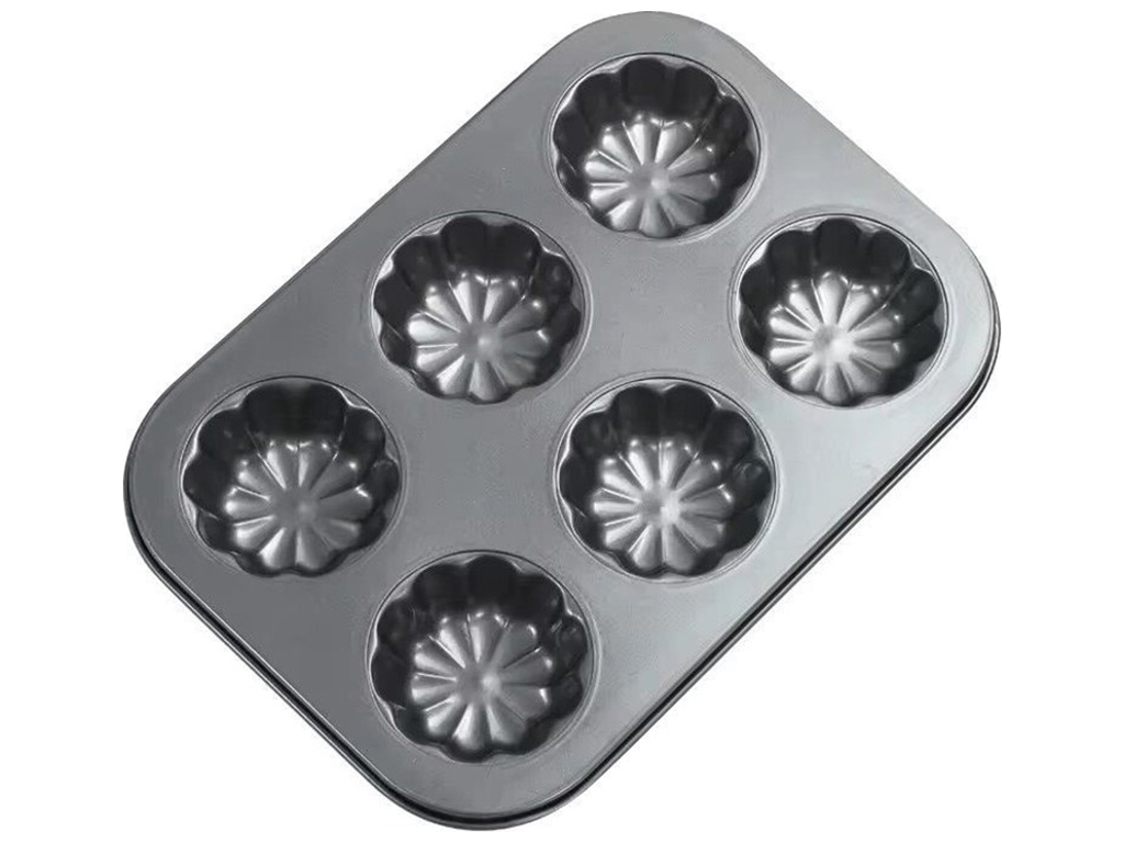 Форма для выпечки маффинов Benson, на 6шт