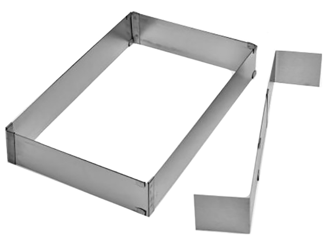 Форма для выпечки раздвижная двойная, 27–52×18.5×5 см