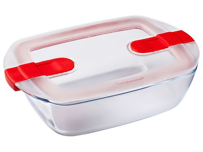 Форма Pyrex CK&HT прямоугольная, 23х15х6см, 1,1л, с фиксат.кр., 3426470279604