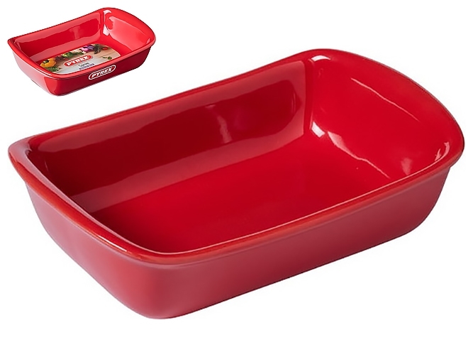 Форма Pyrex Supreme red, 22х15см, керамическая, прямоугольная, 3426470277310