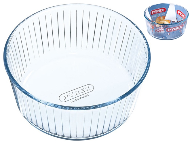 Форма скляна Pyrex, 21см, кругла, 2054364760016