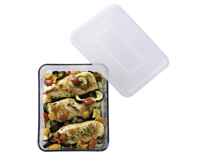 Форма стеклянная O Cuisine, прямоугольная с крышкой, 4л, 3426470285759