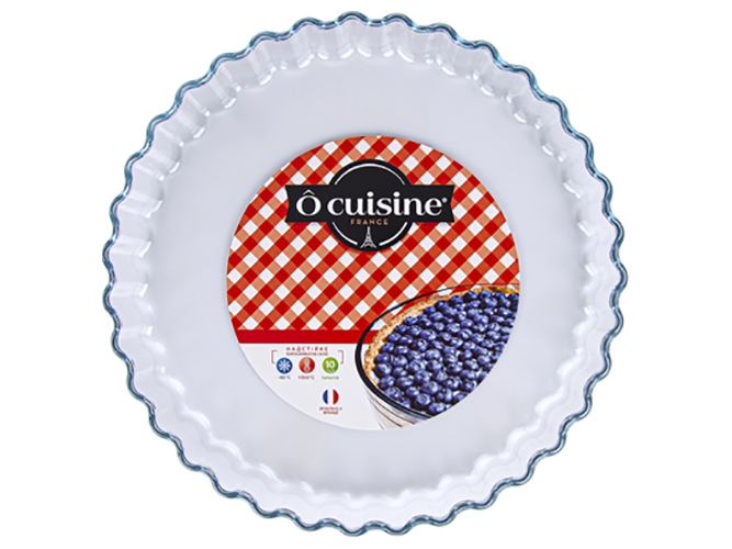 Форма склянна O Cuisine, кругла, 27см, 1,3л, 2063515610018