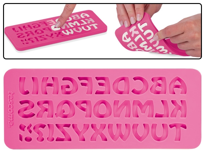 Форма силіконова DELICIA DECO алфавіт ретро 52679