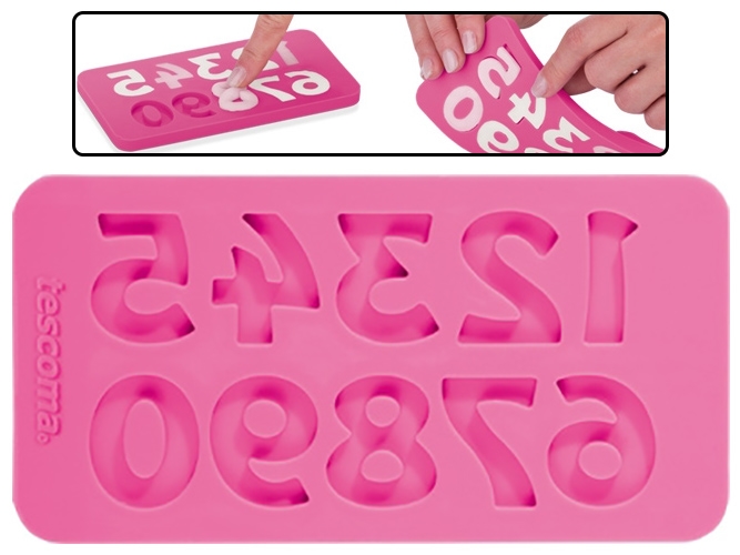 Форма силиконовая DELICIA DECO цифры ретро 52693