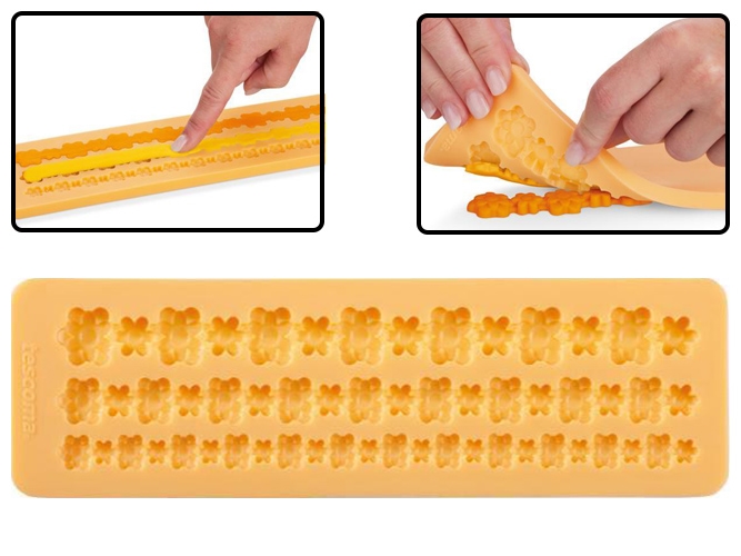 Форма силиконовая DELICIA DECO бордюр с цветами 52389