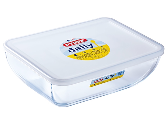 Форма Pyrex Daily, 27х22см, с крышкой, прямоугольная, 3,5л, 3426470288767