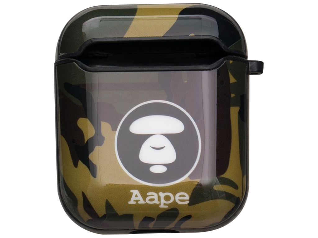Футляр для Наушников Airpods 1/2 Glossy Brand Цвет 13, Aape green