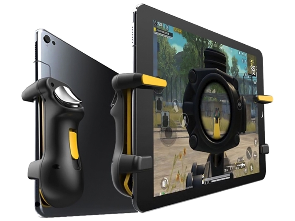 Геймпад-Тригер для Планшету PUBG, колір Чорно-Жовтий