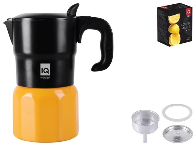 Гейзерная кофеварка IQ Be Active, на 3 чашки, 150мл, 6900069404020