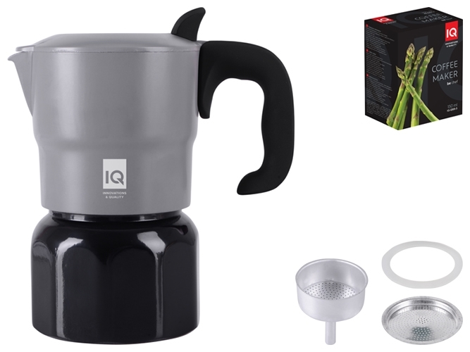 Гейзерная кофеварка IQ Be Chef на 3 чашки, 150мл, 6900069404006