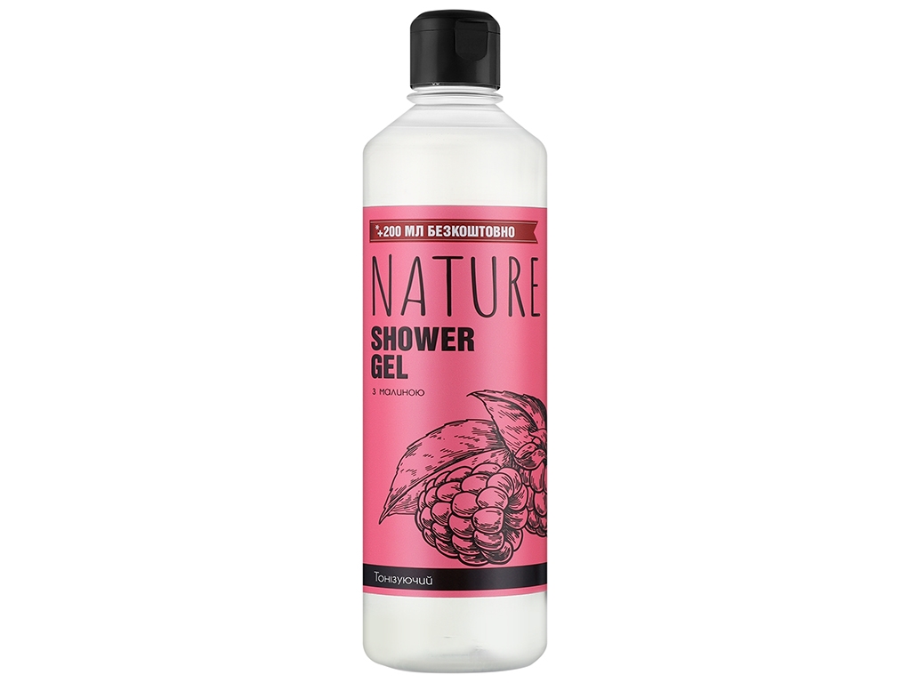 Гель для душа Bioton Cosmetics Nature Малина, 500мл