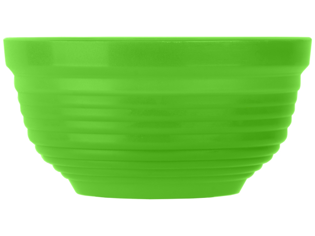 Горшок для цветов волнистый 15см 0,6л (цвет зеленый) Консенсус
