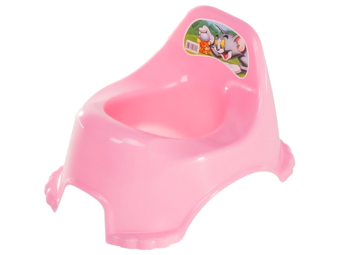 Горшок детский R plastic, розовый, 02003