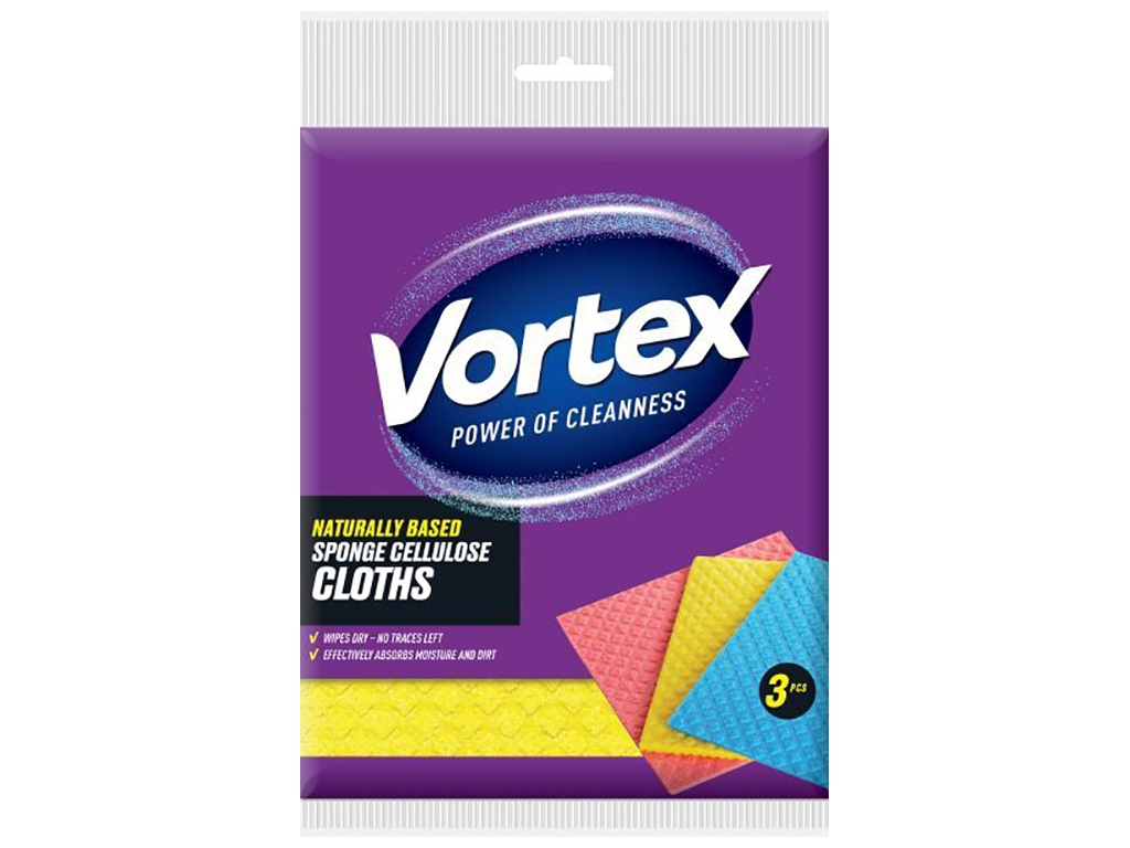 Губчатые салфетки Vortex, 3шт