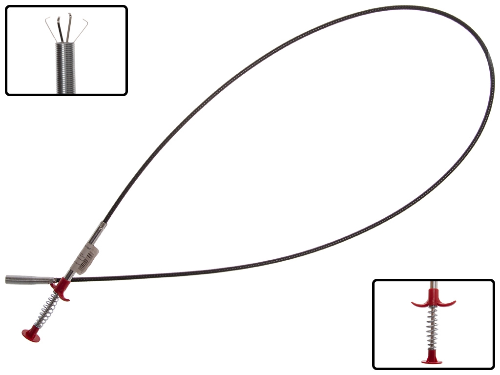 Инструмент для очистки сточных труб и канализации 1,6м