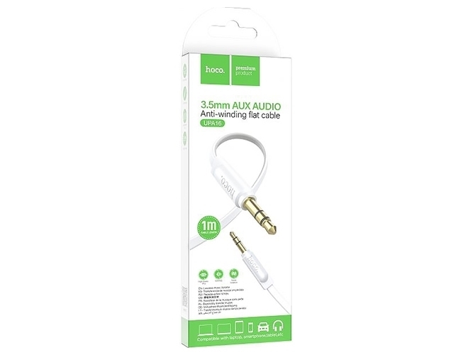 Кабель Aux Hoco UPA16 audio cable, Белый