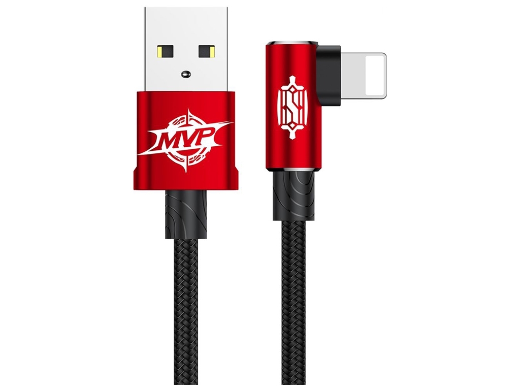 Кабель USB Baseus MVP Elbow CALMVP Lightning 1.5A 2m, Красный