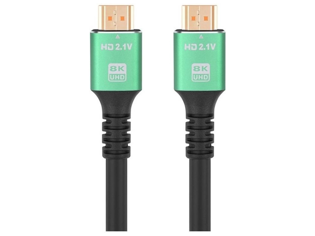 Кабель HDMI- HDMI 2.1V 1.5m 8K 120 fps, Черный