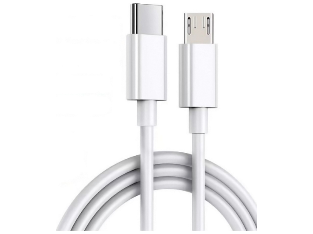 Кабель USB Type C to Micro 1m, Белый