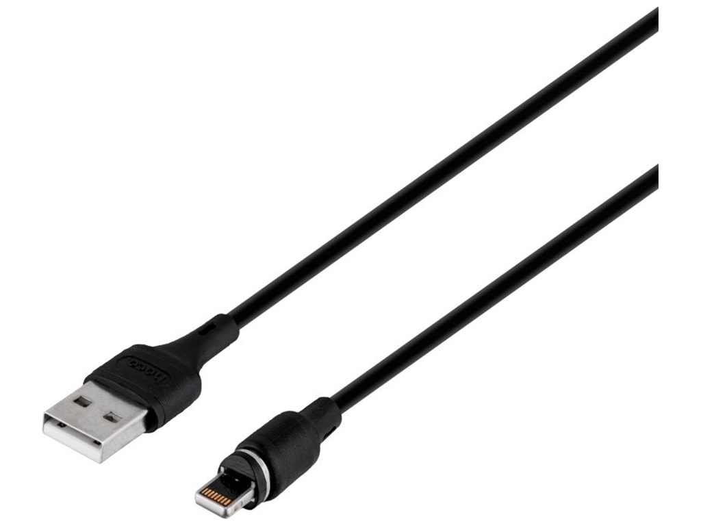 Кабель USB Hoco X52 Sereno magnetic Lightning Колір Чорний