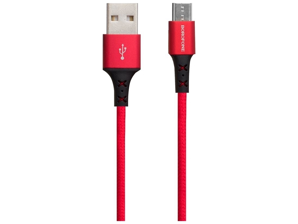 Кабель USB Borofone BX20 Micro Колір Червоний