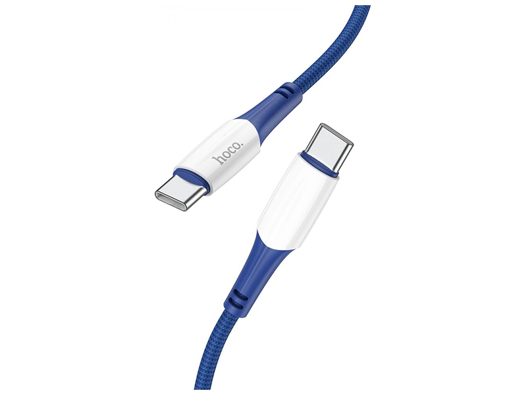 Кабель USB Hoco X70 Ferry 60W Type C to Type C Цвет Синий