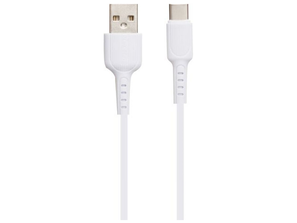 Кабель USB Borofone BX16 Type-C М'ята упаковка, Білий