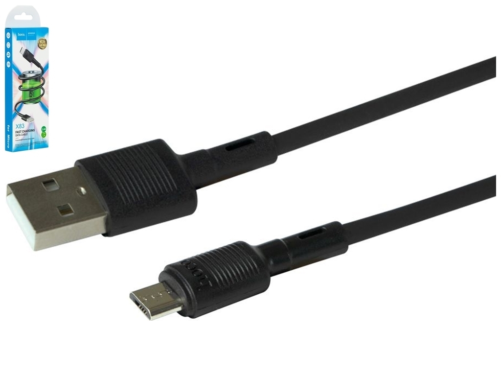 Кабель USB Hoco X83 Micro Цвет Черный